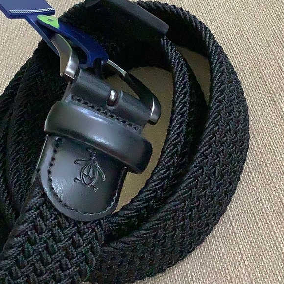 Original Penguin Accessories Penguin Braided Stretch Waist Belt